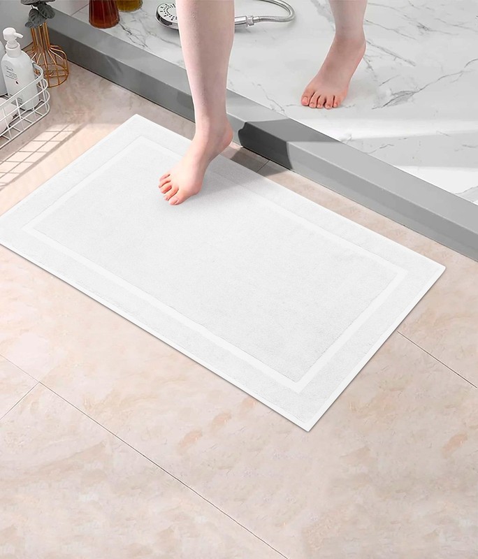 COTTON CRAFT Bath Mats - 2 Pack 100% Cotton 21x30 Inches - Ultra Absorbent - ... gallery