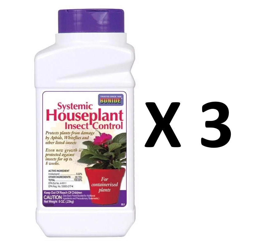 (3 PACK) Bonide Systemic Houseplant Insect Control, 8 oz Ready-to-Use Granules gallery
