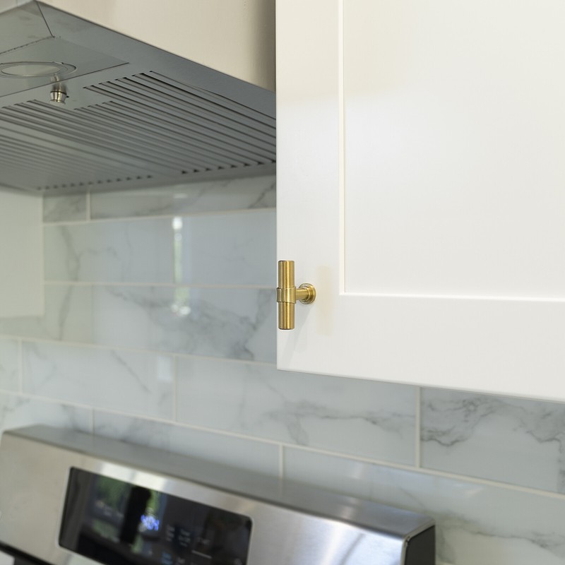 Brushed Gold Modern Cabinet Handles Pulls Knobs Kitchen Hardware Drawer Pull gallery