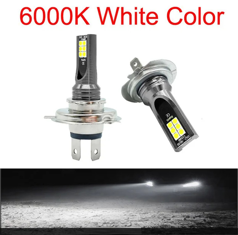 2Pcs H4 H7 Led Bulb Car Headlight Motorcycle H1 H3 H8 H9 H11 9005 9006 HB3 HB4 gallery