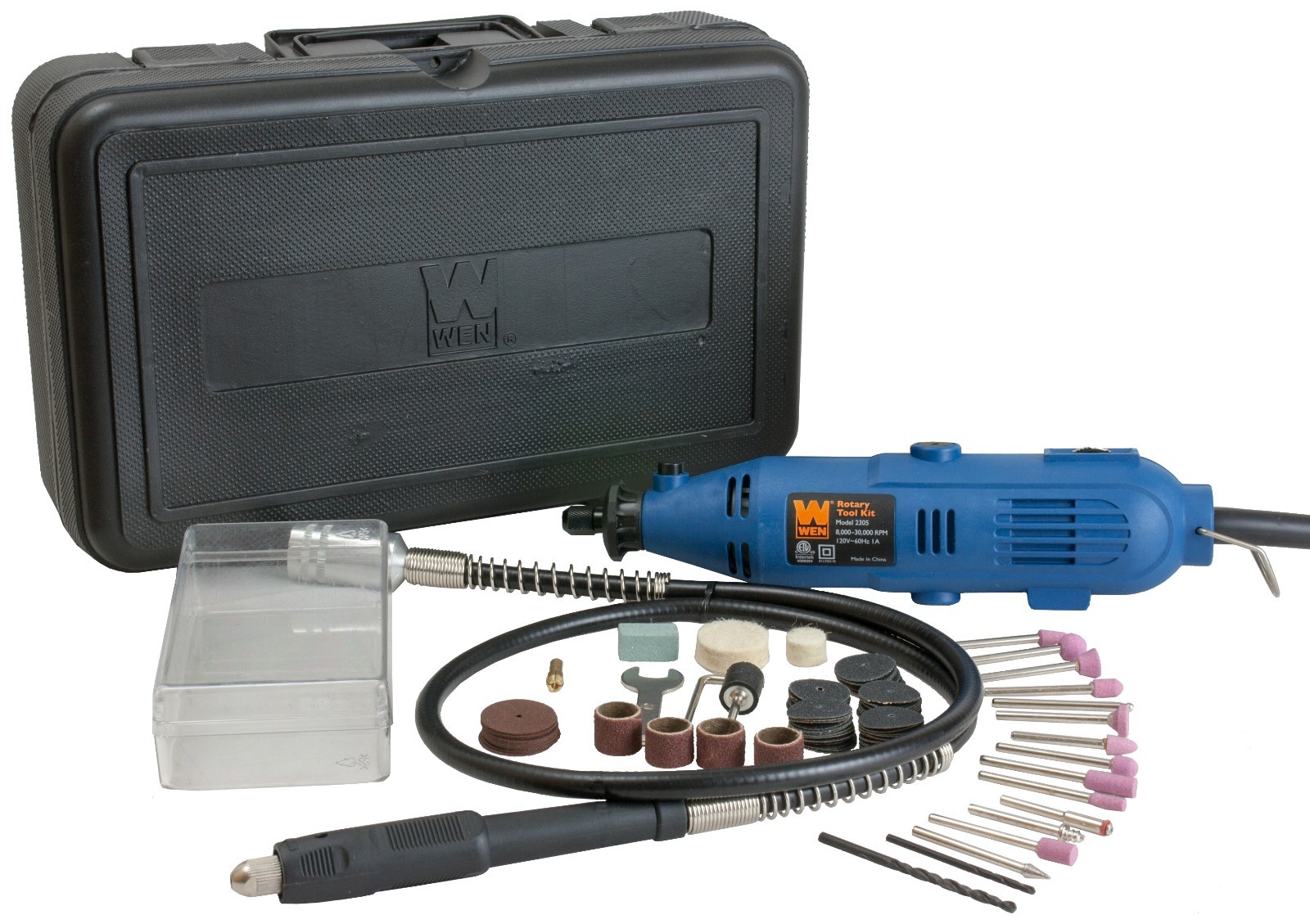WEN Rotary Tool Kit w/ Flex Shaft 2305 gallery