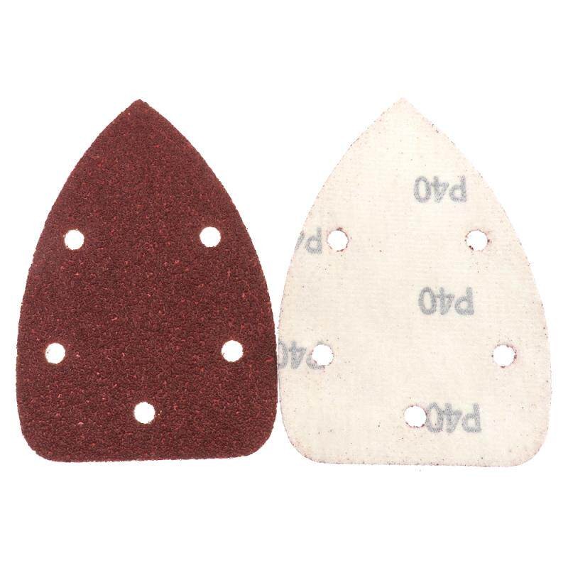 5 Hole Sanding Sheets Triangle Mouse Detail Sander Pads Sandpaper 40-2000 Grit