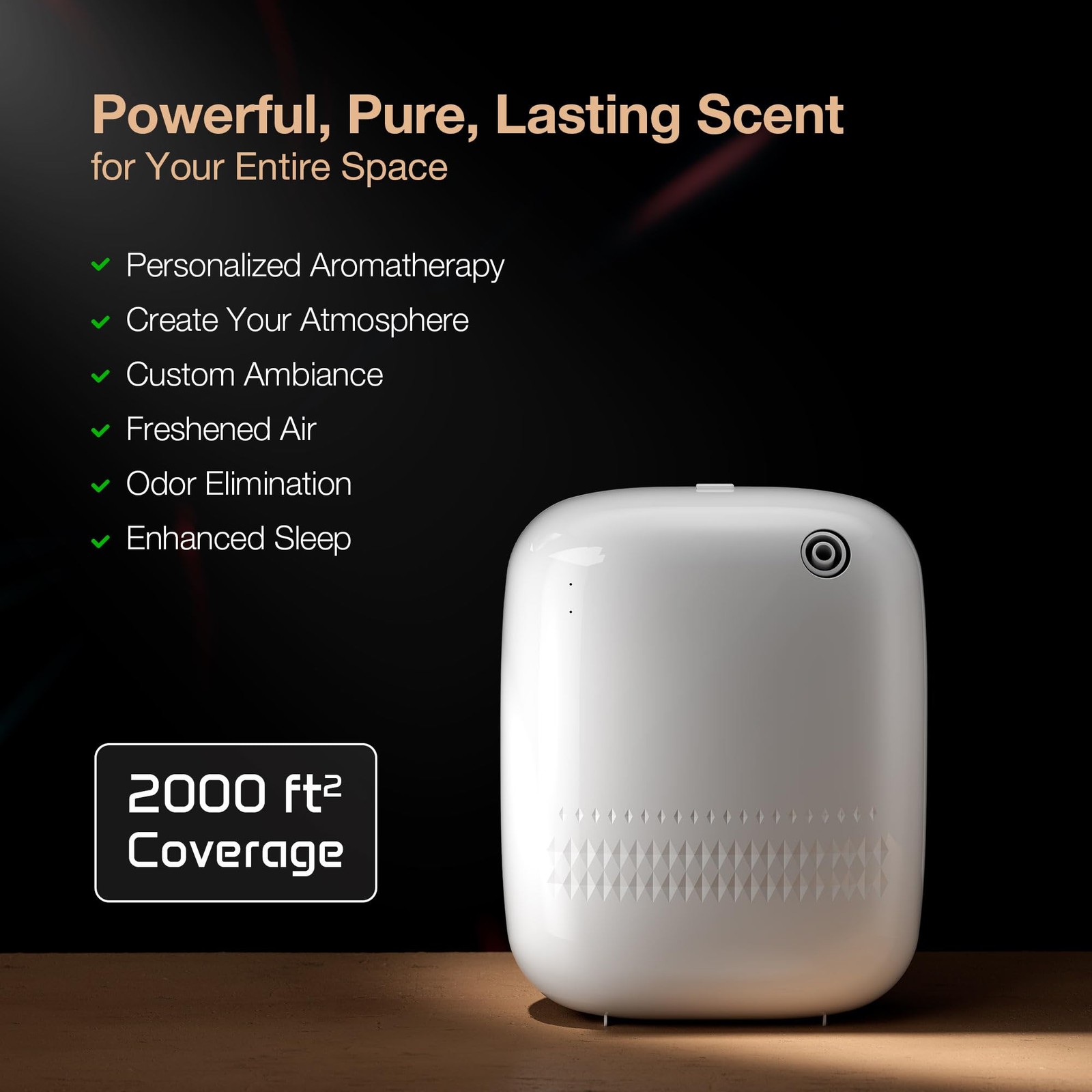 Waterless Essential Oil Diffuser for Home and Commercial Use, Up to 2000 sq f... gallery
