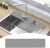 Customizable Faucet Mat Kitchen Sink 30"L x 5.5"W DIY Cuttable Bathroom Counter gallery