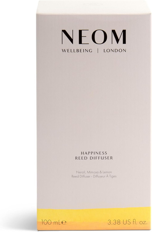 NEOM Happiness Reed Diffuser, 100Ml | Neroli, Mimosa & Lemon I Lasts 12 Weeks I gallery