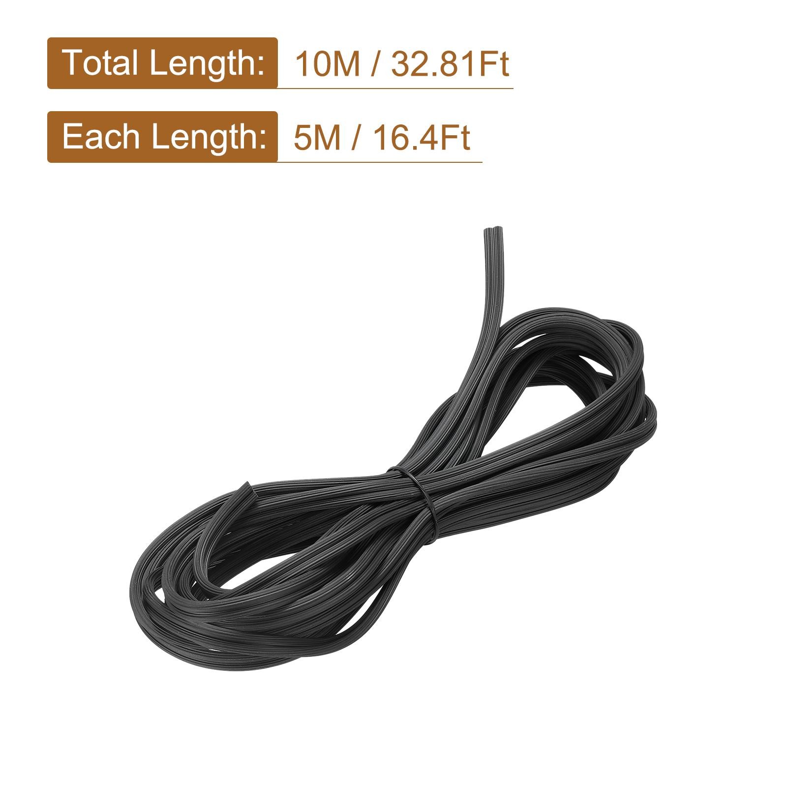 Screen Spline, 10M/32.81Ft Rubber Window Sealing Strip, 4mm OD Black gallery