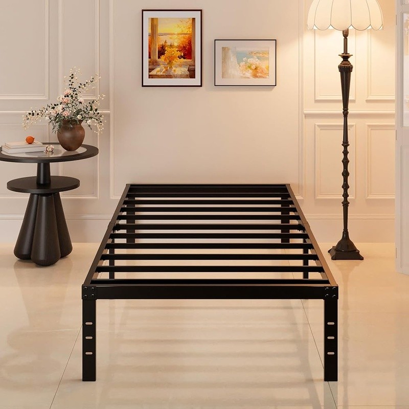 Metal Bed Frame Squeak Resistant Multi Angle Support Easy Assembly Storage New gallery