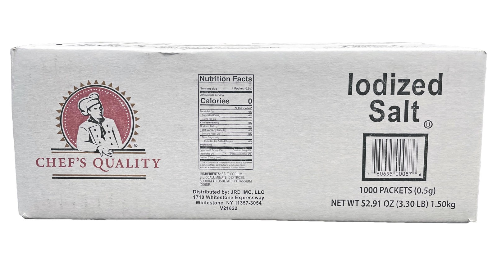 Individual Salt Packets - Portable Salt Packets - OU-Kosher (1000 Salt Packets) gallery