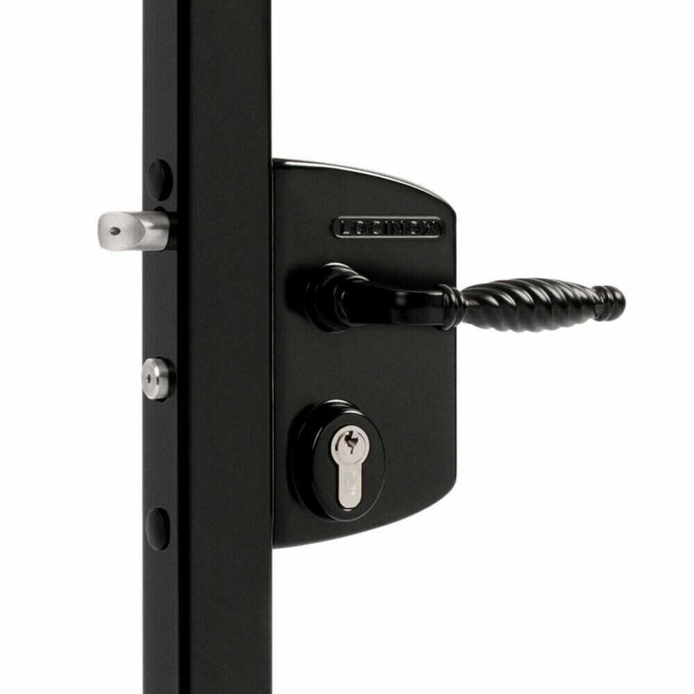 Locinox Surface Mounted Gate Lock 40-60mm Black (LAKQ4040U2L9005VSZFA) gallery