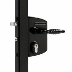 Locinox Surface Mounted Gate Lock 40-60mm Black (LAKQ4040U2L9005VSZFA)