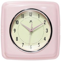 9.25″ Square Retro Wall Clock