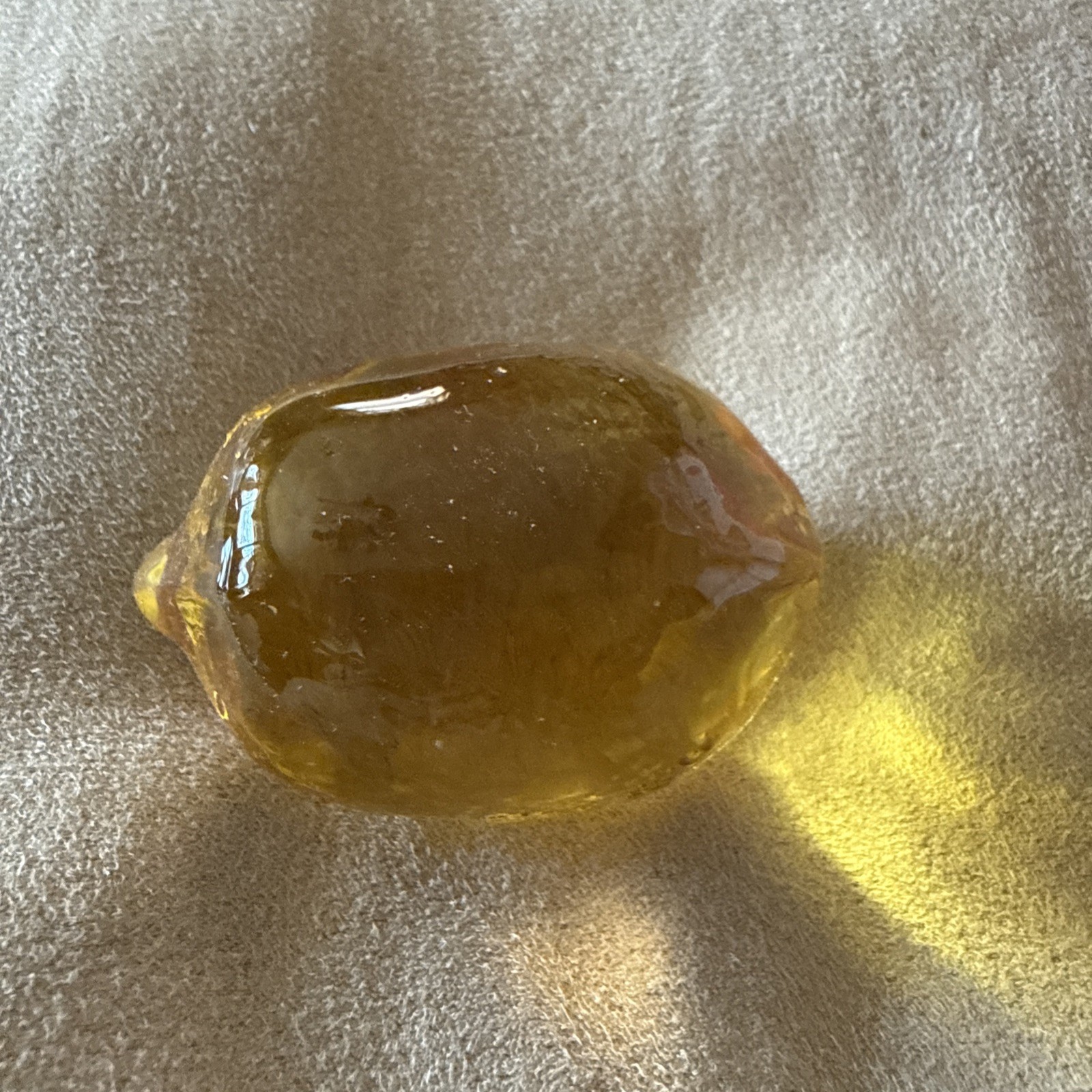 Check Out This Lemon Fruit Yellow Crystal Glass Figurine gallery