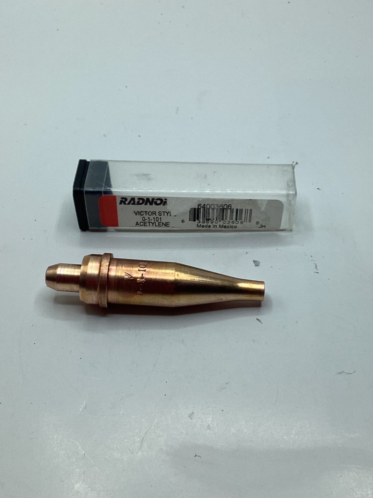 OEM Radnor 0-1-101 Victor Style Acetylene Cutting Tip Size 0, 64003606 gallery