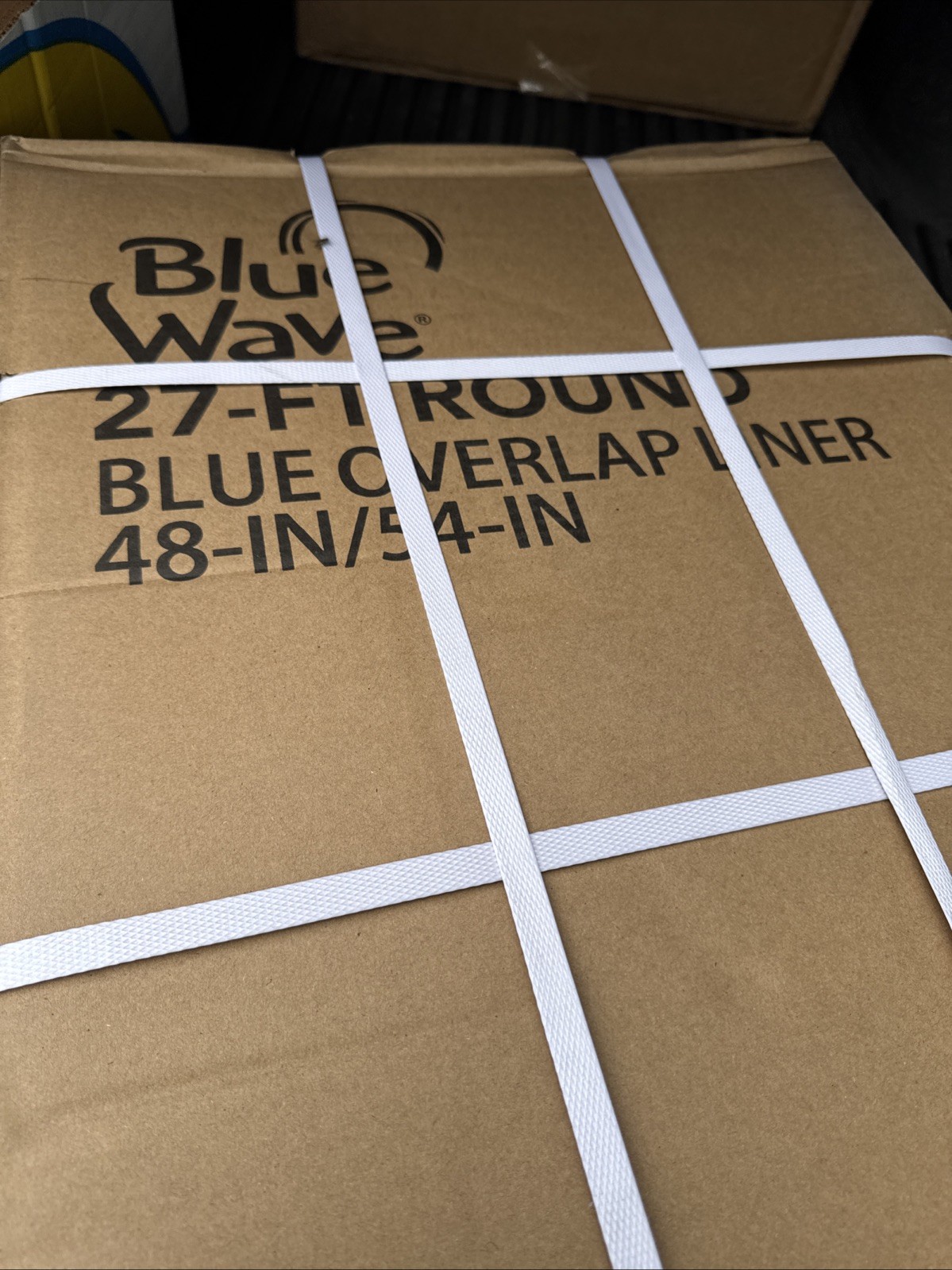 Bluewave Blue 27 ft. Round Standard Gauge Overlap Liner-48/54 in. gallery