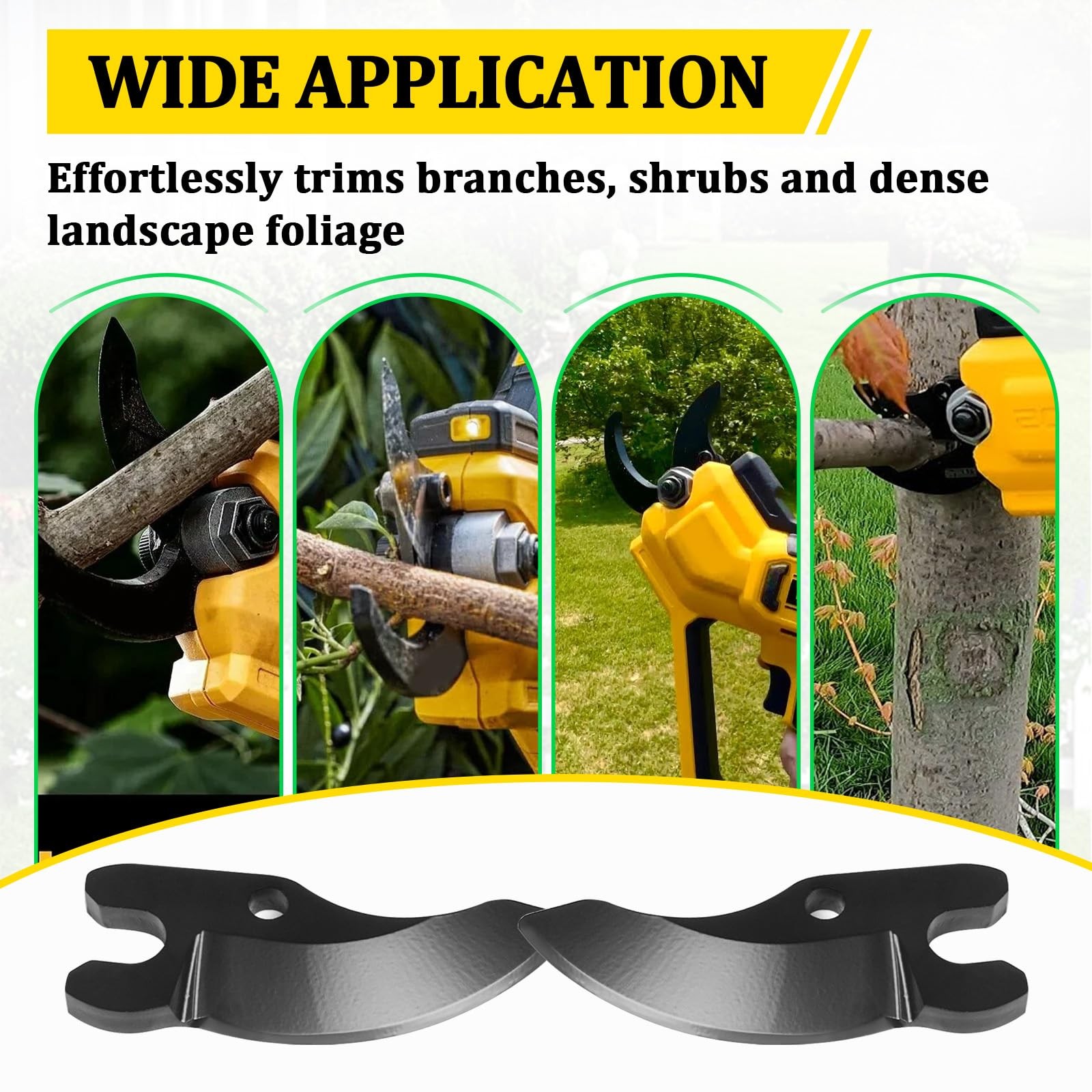 2Pc N920015 REPLACEMENT PRUNER BLADES For Dewalt 20V Max Cordless Pruning Shears gallery