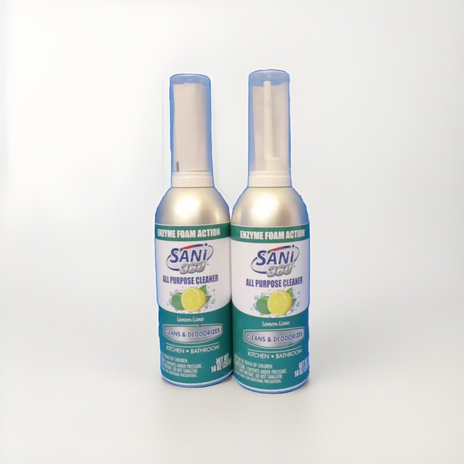 SANI 360° Sani Sticks All Purpose Cleaner Enzyme Foam for Household Cleaning 2pc gallery