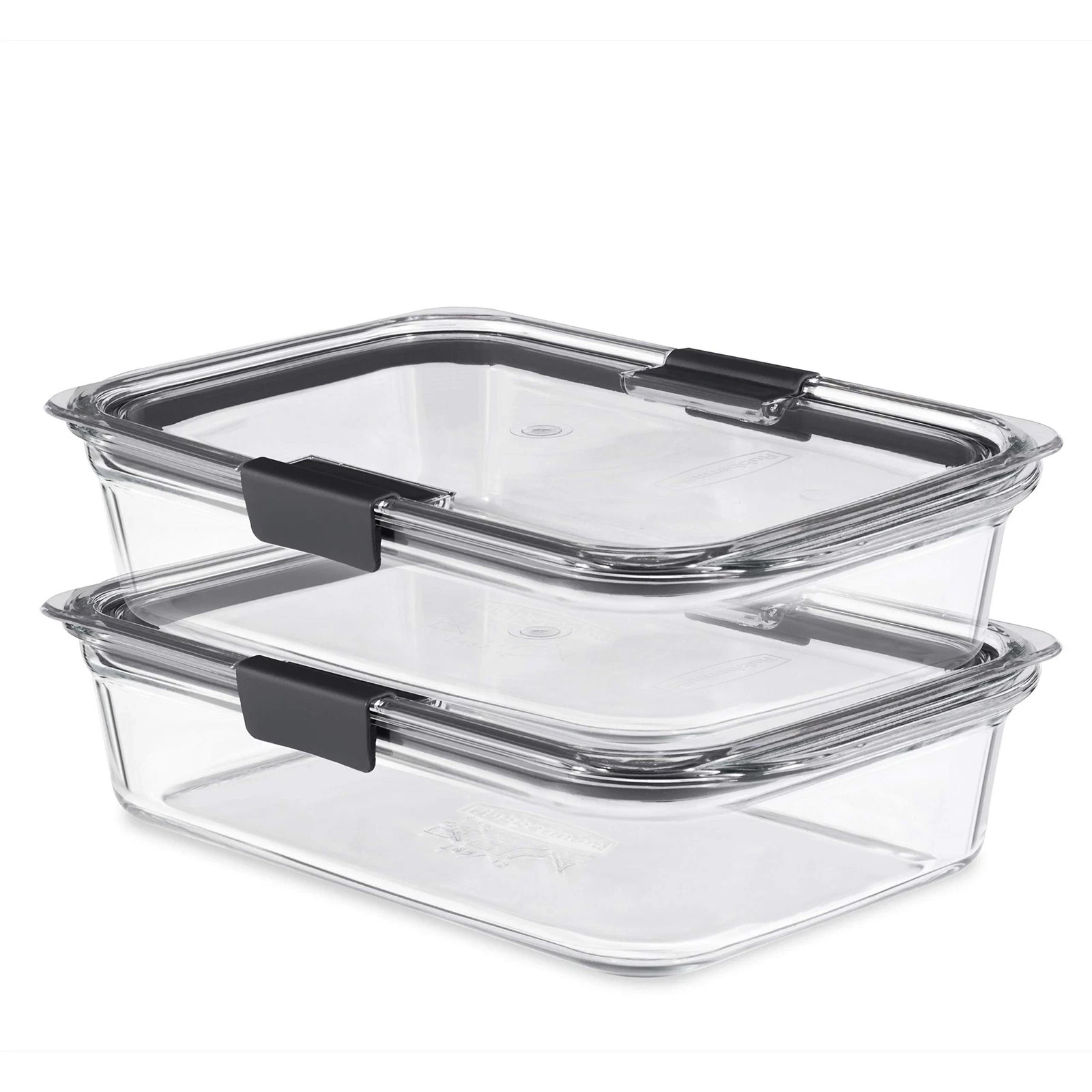Brilliance Glass Food Storage Containers 8 Cup Food Containers with Lids 2 Pa... gallery