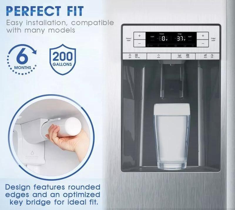 2 PACK New Frigdaire WF3CB PureSource 3 Refrigerator Water Filter New Sealed gallery