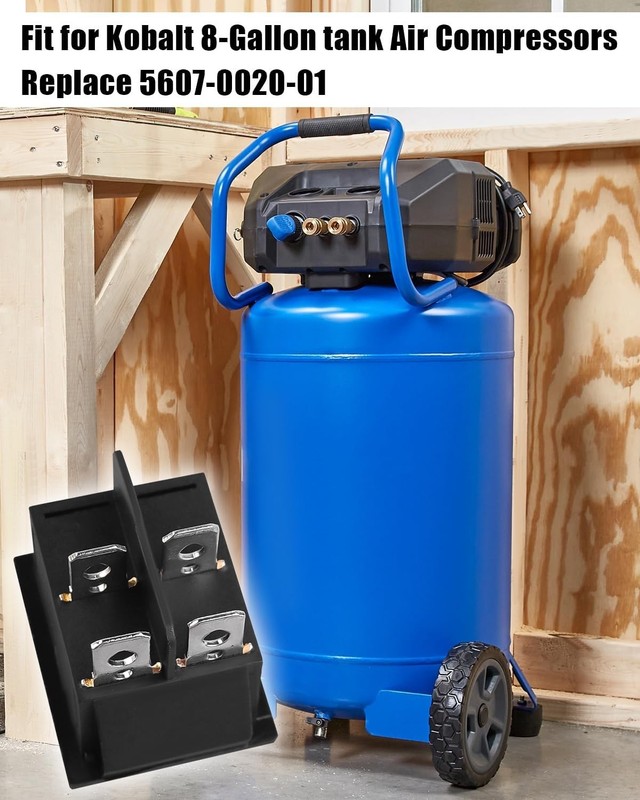 Reliable 4-Pin 2-Position Air Compressor Switch with Light for Kobalt 8 Gal gallery