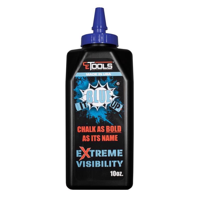 CE Tools 10 oz Semi-Permanent Extreme Visibility Marking Chalk Blue It Up gallery