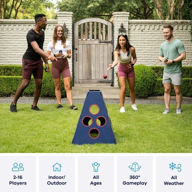 New Caliber Games TowerBall Bundle Outdoor Lawn Beach Game All Ages Fun $100 gallery