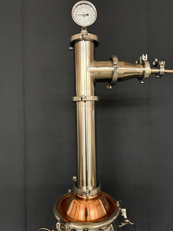Pot Still - Entry Level 8 gallon 3 inch stainless steel fractionating column gallery