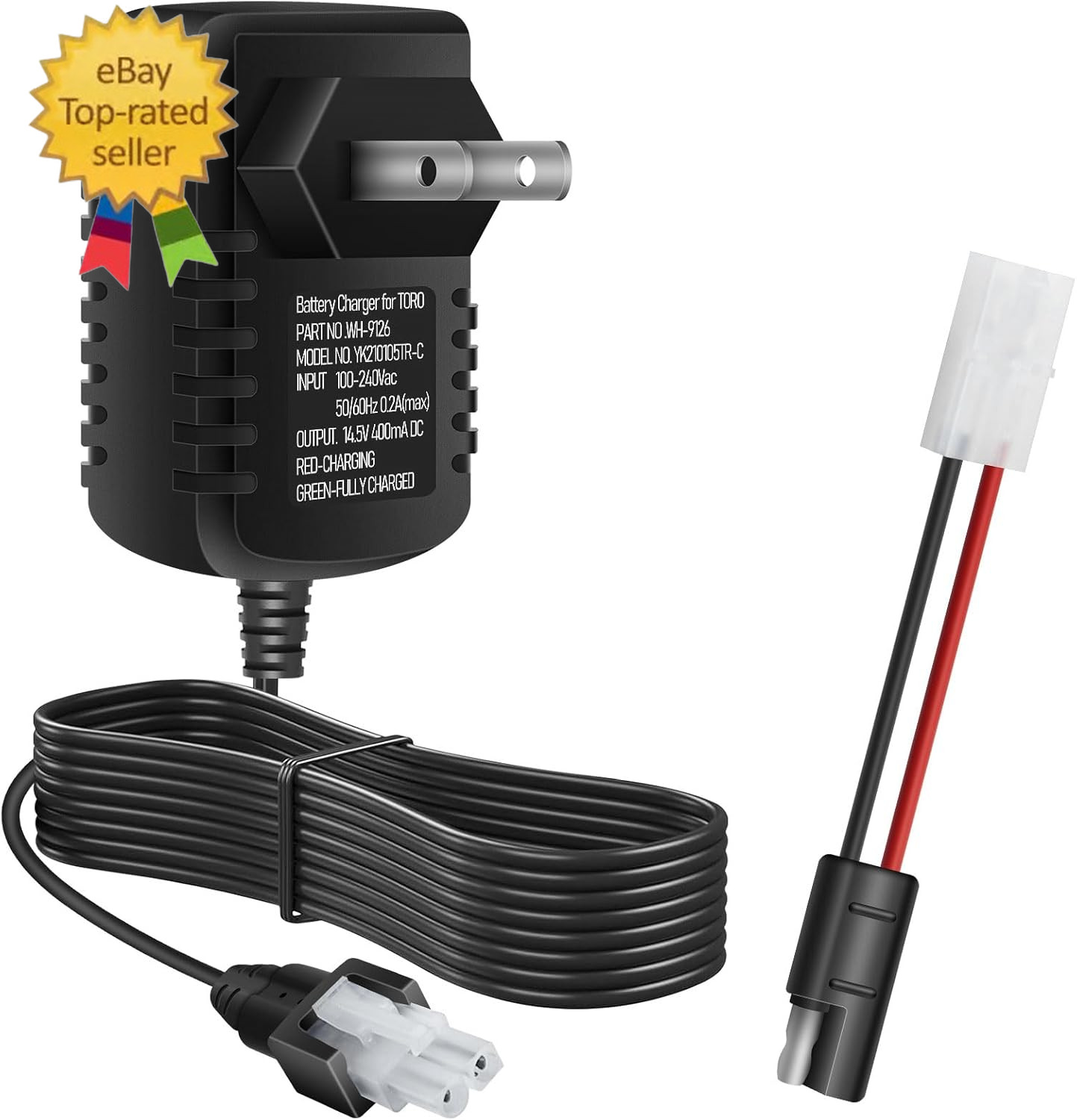 136-9126 114-1588 Battery Charger, Compatible with Toro Lawnboy 22" Lawn Mower gallery