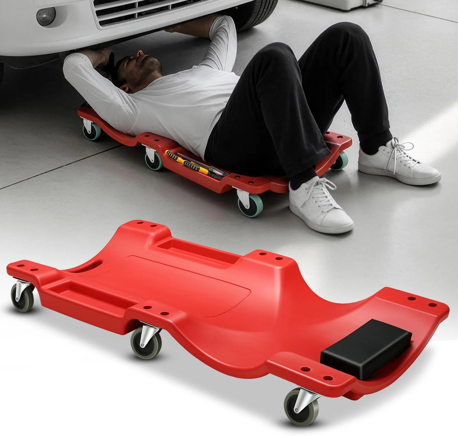 Auto Dynasty 40 Inches Mechanic Creeper, Automotive Garage Repair Low Profile Un gallery