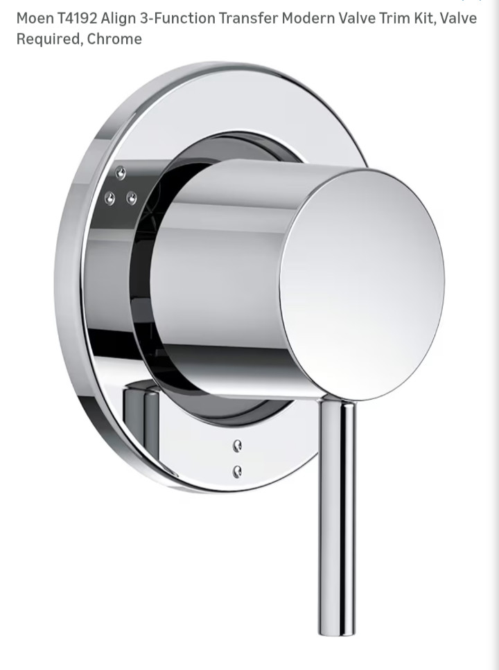 MOEN Align Single-Handle Posi-Temp Valve Trim Kit in Chrome Valve Not Included gallery
