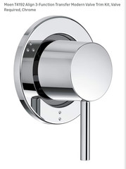 MOEN Align Single-Handle Posi-Temp Valve Trim Kit in Chrome Valve Not Included