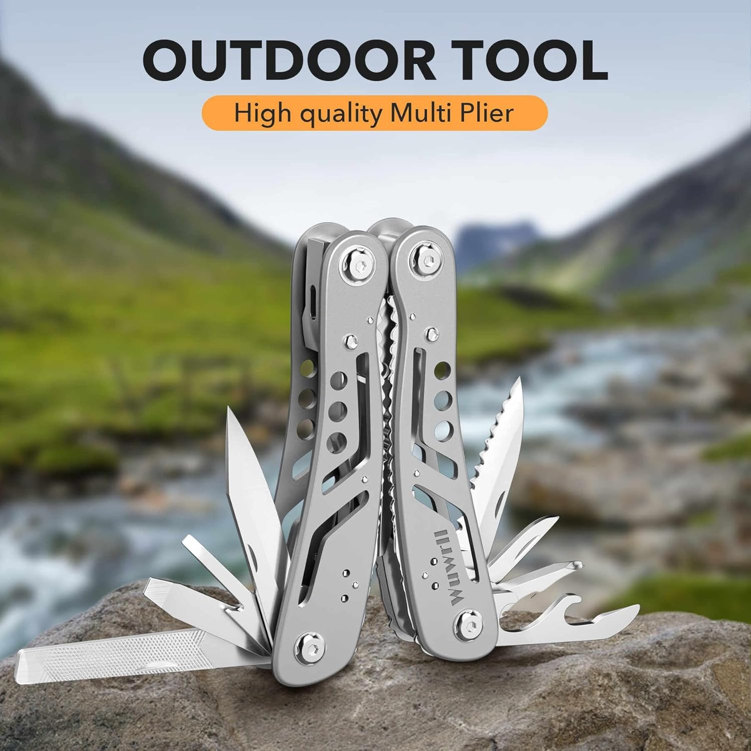 26-in-1 Multitool，Professional Stainless Steel Multi Tools 16.5*12.3, Silvery gallery