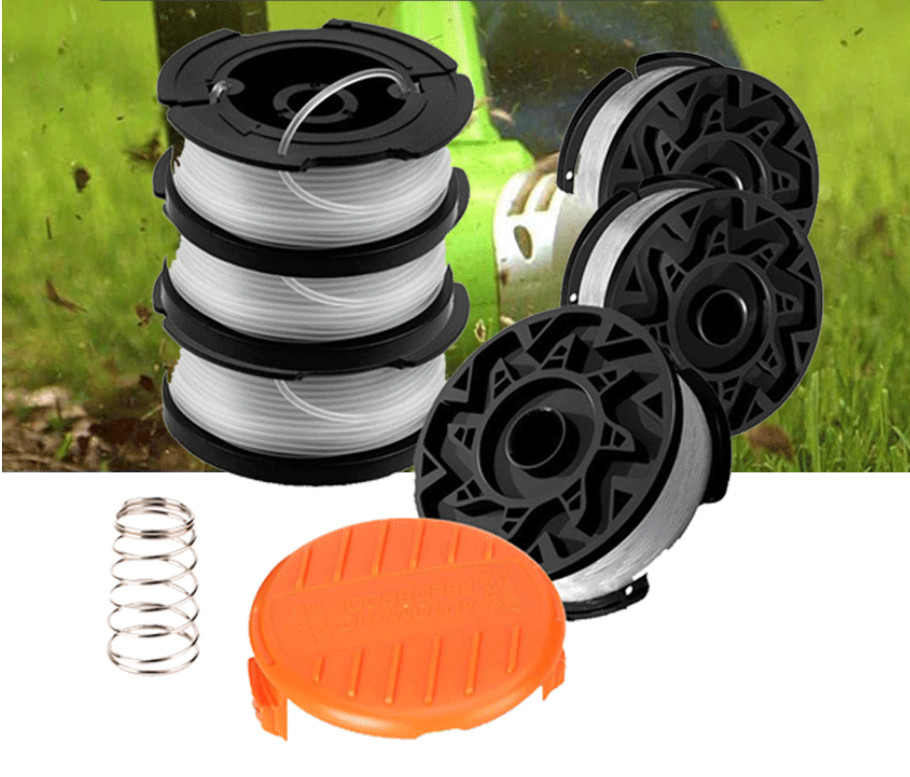 AF-100 String Trimmer Line for Black+Decker Trimmer Line 6 Spools,1 Cap,1 Spring gallery