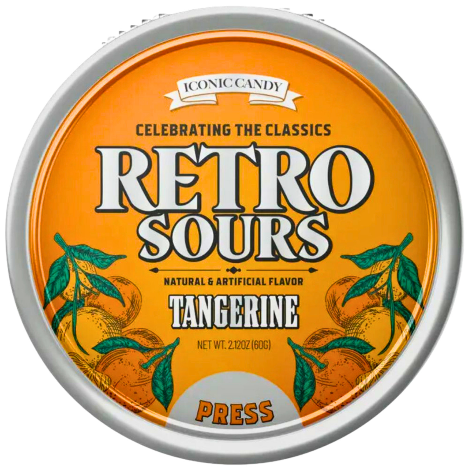 Retro Sours Tangerine Candy Bulk Sweet & Tangy Citrus Hard Candy gallery