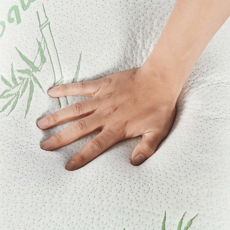 Bamboo Shredded Memory Foam Pillow Hypoallergenic Washable Cover Queen/King Size gallery