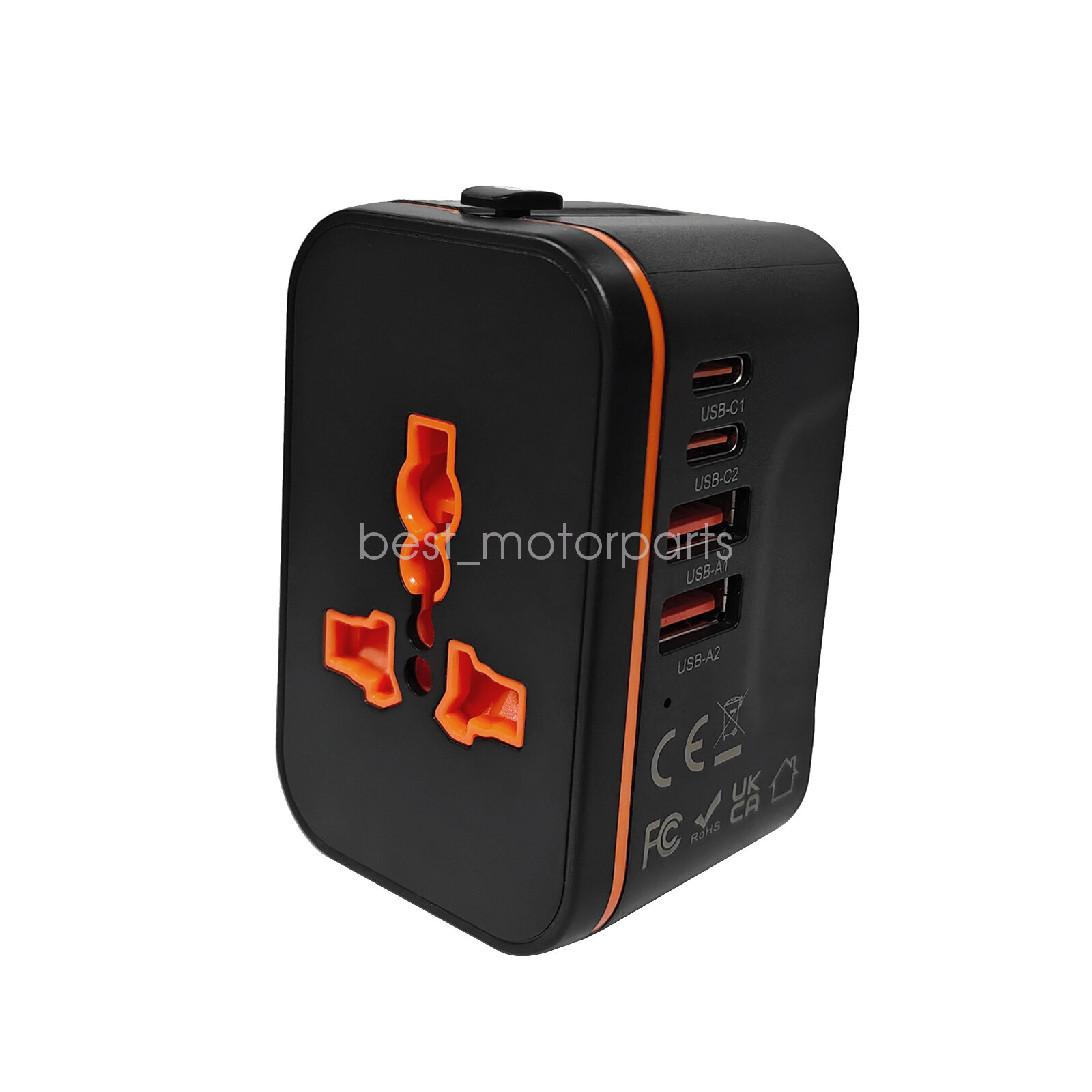 Universal International Travel Adapter USB Type-C Charger Wall Power Converter gallery