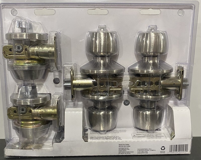 Defiant Brandywine Collection Stainless Steel Finish 4 Key Project Pack gallery