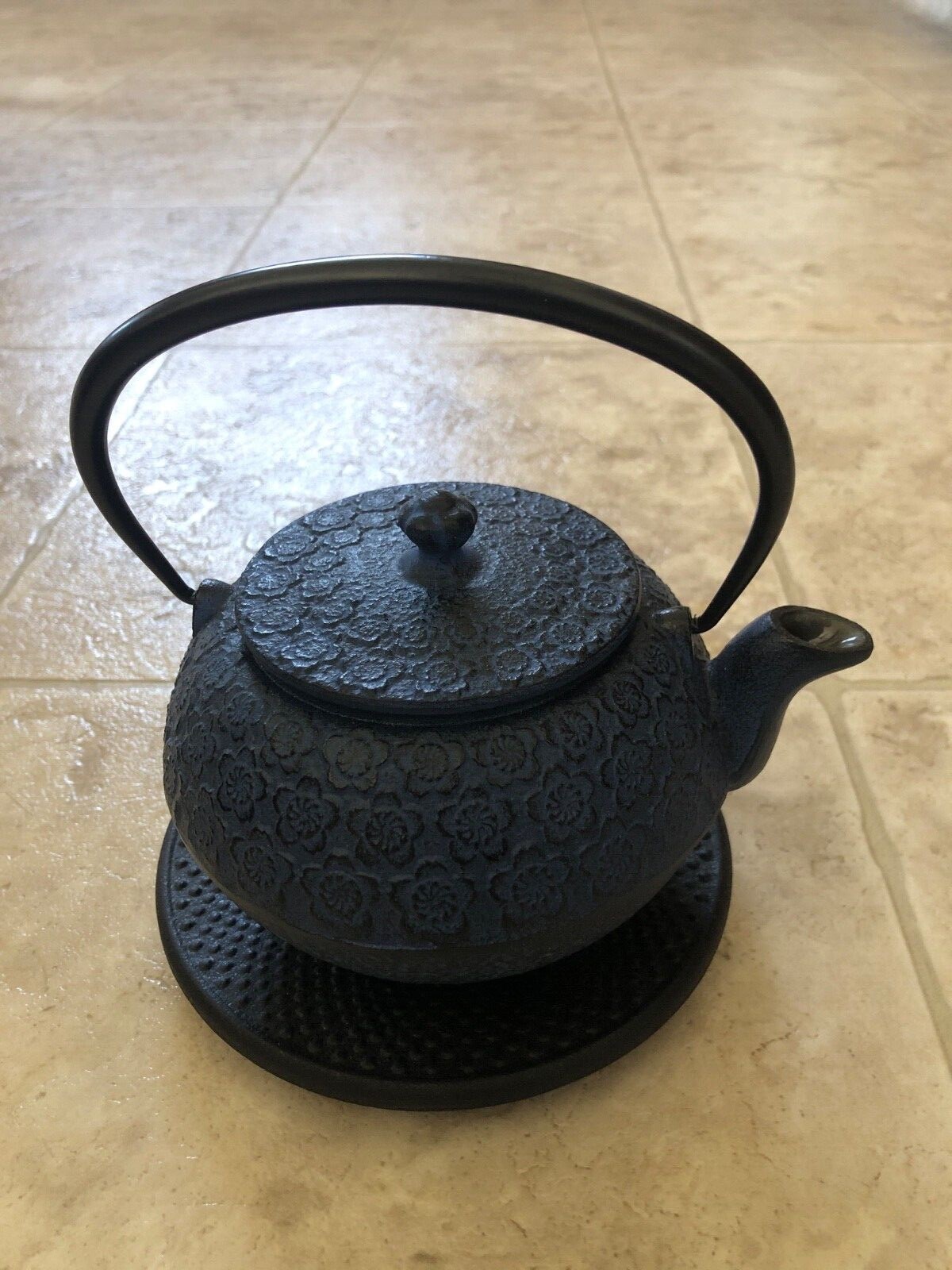 Teavana cast ion tea pot with base (Brand new) gallery