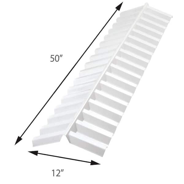 4 ft. White Opal Polycarbonate Ridge Cap - Strong & Flexible NEW gallery