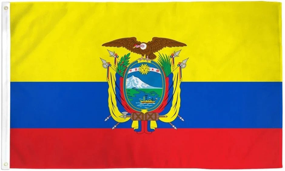 Ecuador 2x3ft Poly Flag International Ecuadorian Ecuador Country National Flag gallery