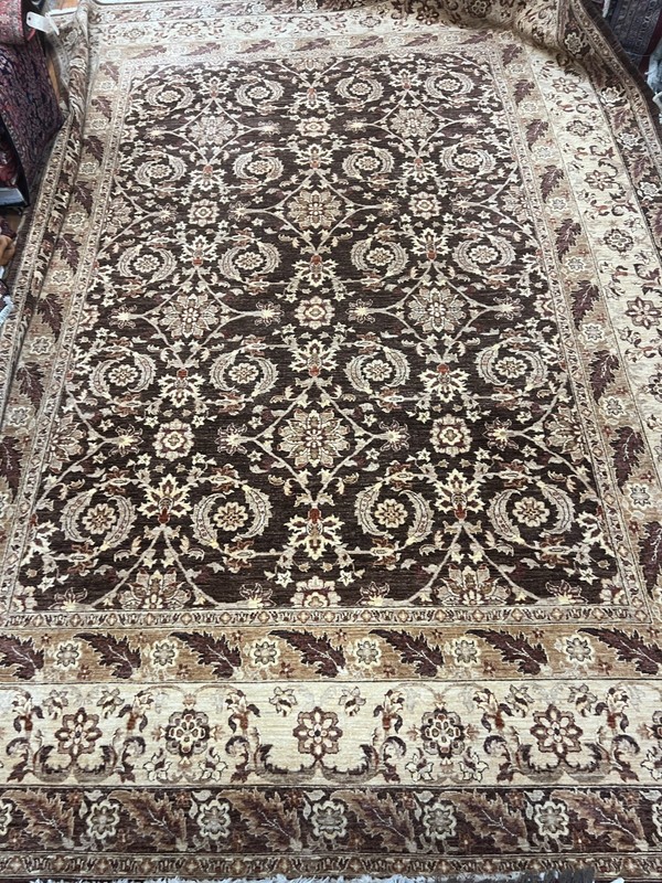 12' x 16'3" Pakistani Peshawar Oriental Rug - Hand Made - 100% Wool - Veg Dye gallery