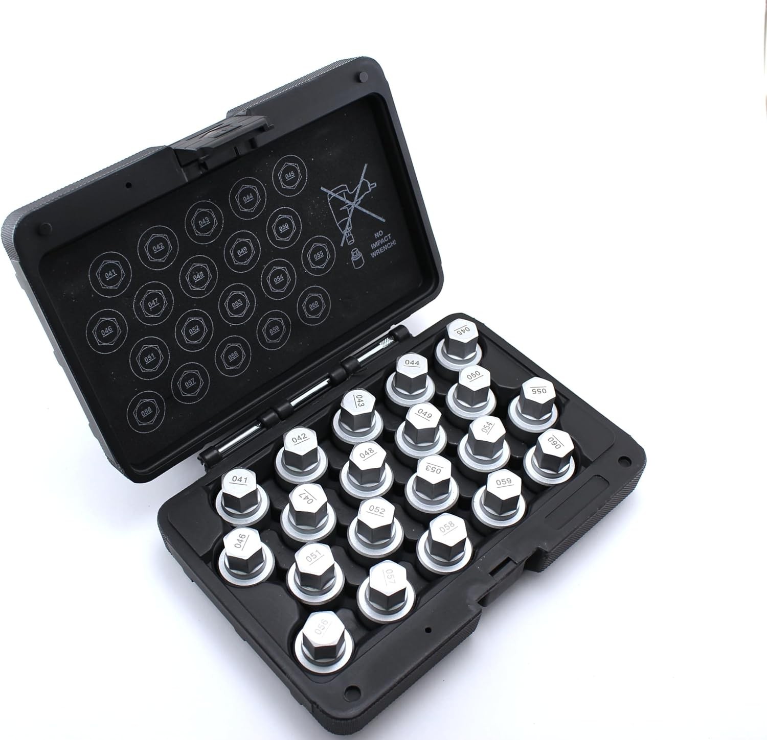 TEMO 20 pc Wheel Lock Lugnut Anti Theft Key Socket Set gallery