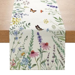 Spring Decorations for Home,Daisy Eucalyptus Lavender Floral Leaves Summer Ta…