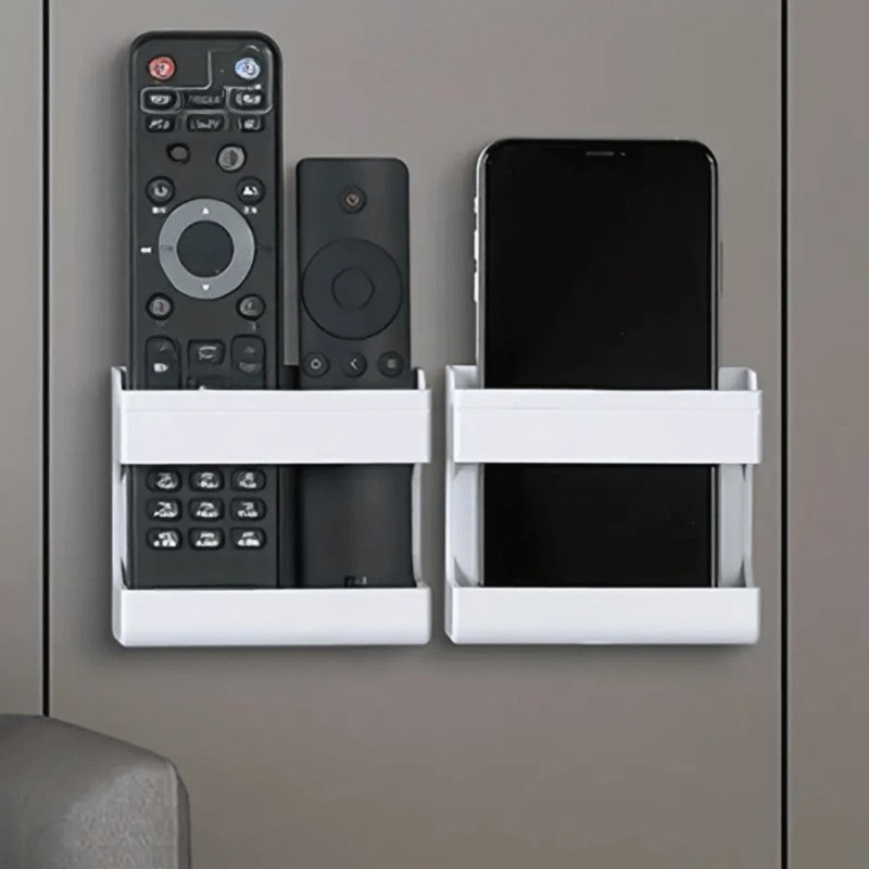 Wall Mounted Smart TV Remote Control Holder Home Office Organizer Storage Case gallery