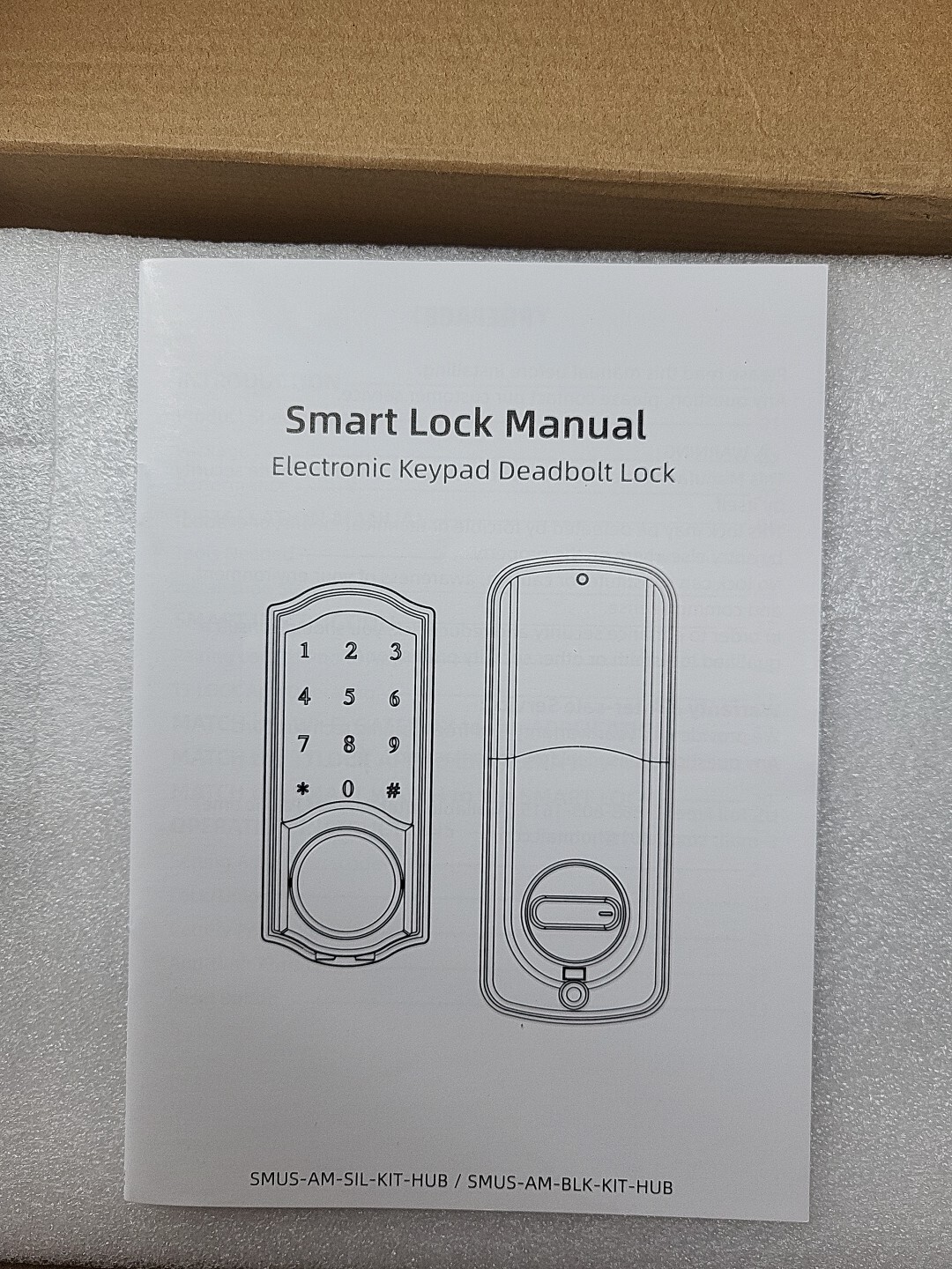Smart Deadbolt, SMONET Keyless Entry Door Lock for Front Door, Electronic Dig... gallery