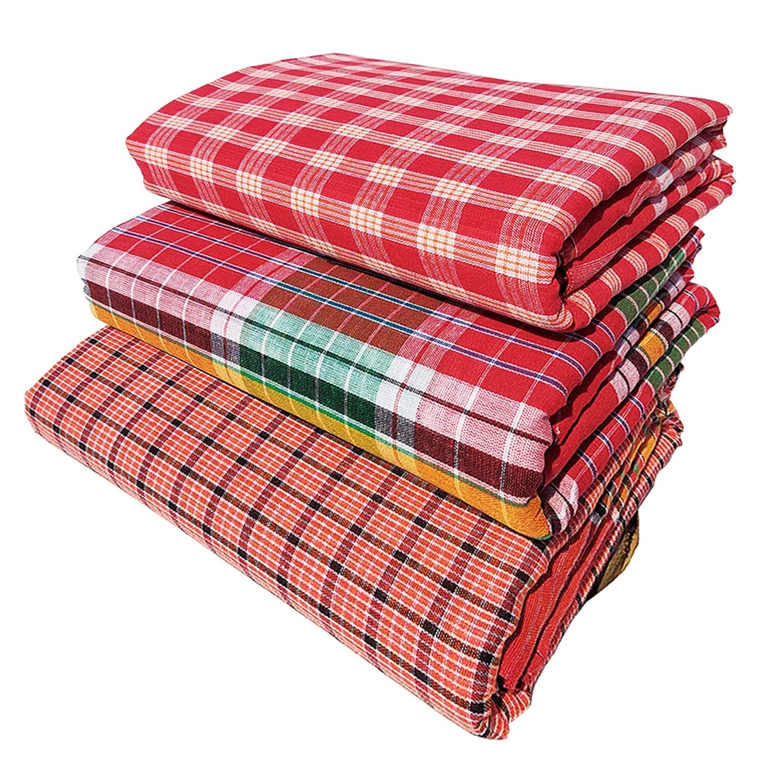 Soft Bath Towels 150 GSM Faster Drying Gamcha Cotton Bath Towel set of 3 US gallery