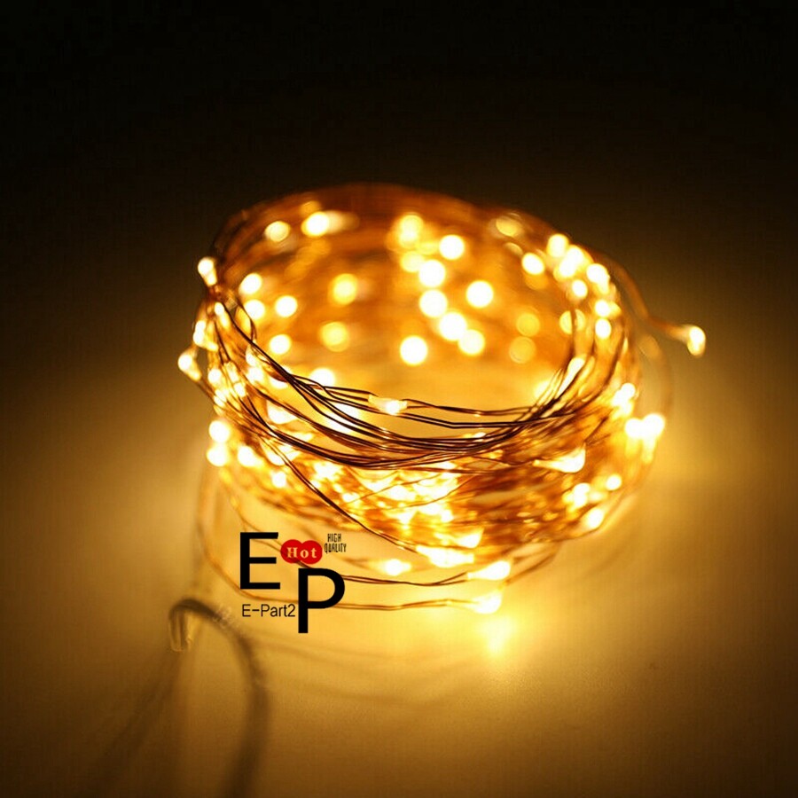 LED String Fairy Lights Copper Wire Battery Powered Waterproof 20 / 50 / 100 LED gallery