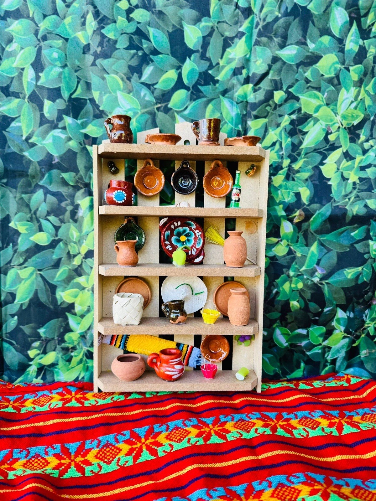 TRASTERITO TRASTERO MEXICAN DECORACIÓN/ WITH MINIATURE KITCHEN DECORATIONS gallery