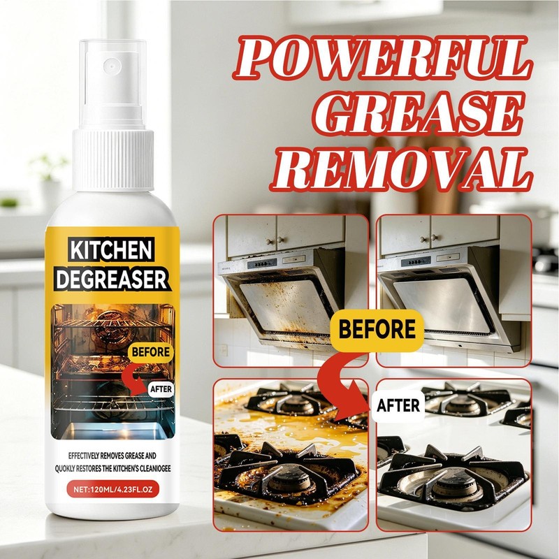 Grease Killer Spray-120ml, Greasekiller Grill Cleaner Extra Strong, Oven Cleaner gallery