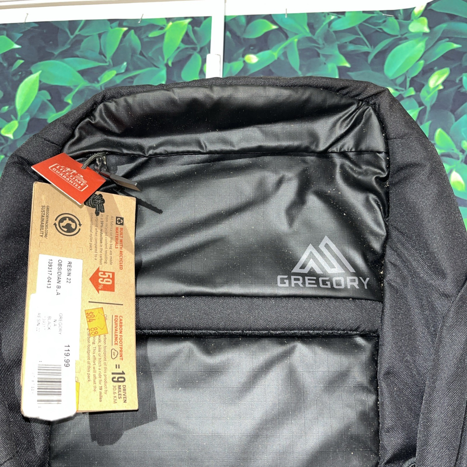 Gregory Resin 22 Black Backpack With Defects  3