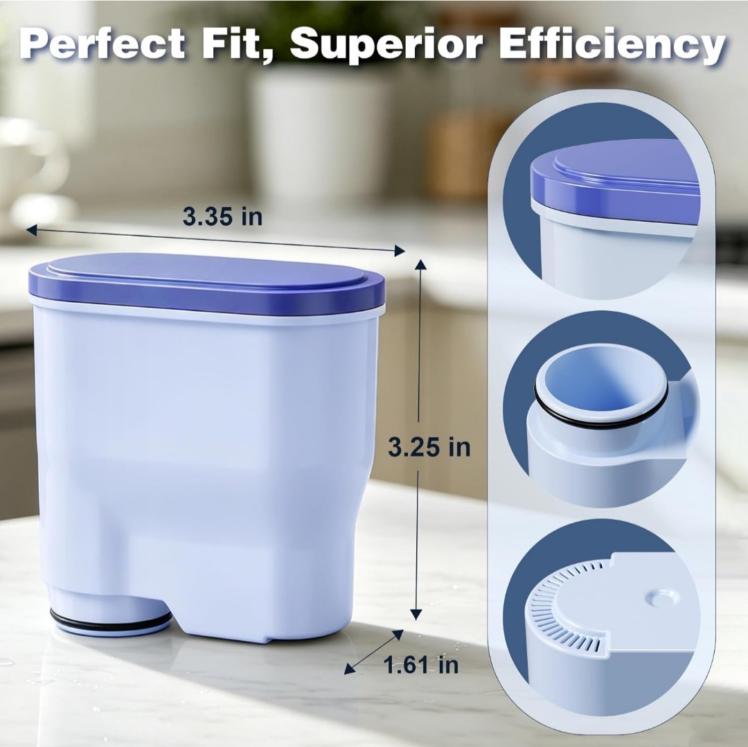 Coffee Machine Water Filter Cartridge – 4 Pack BES008 For Philips AquaClean gallery
